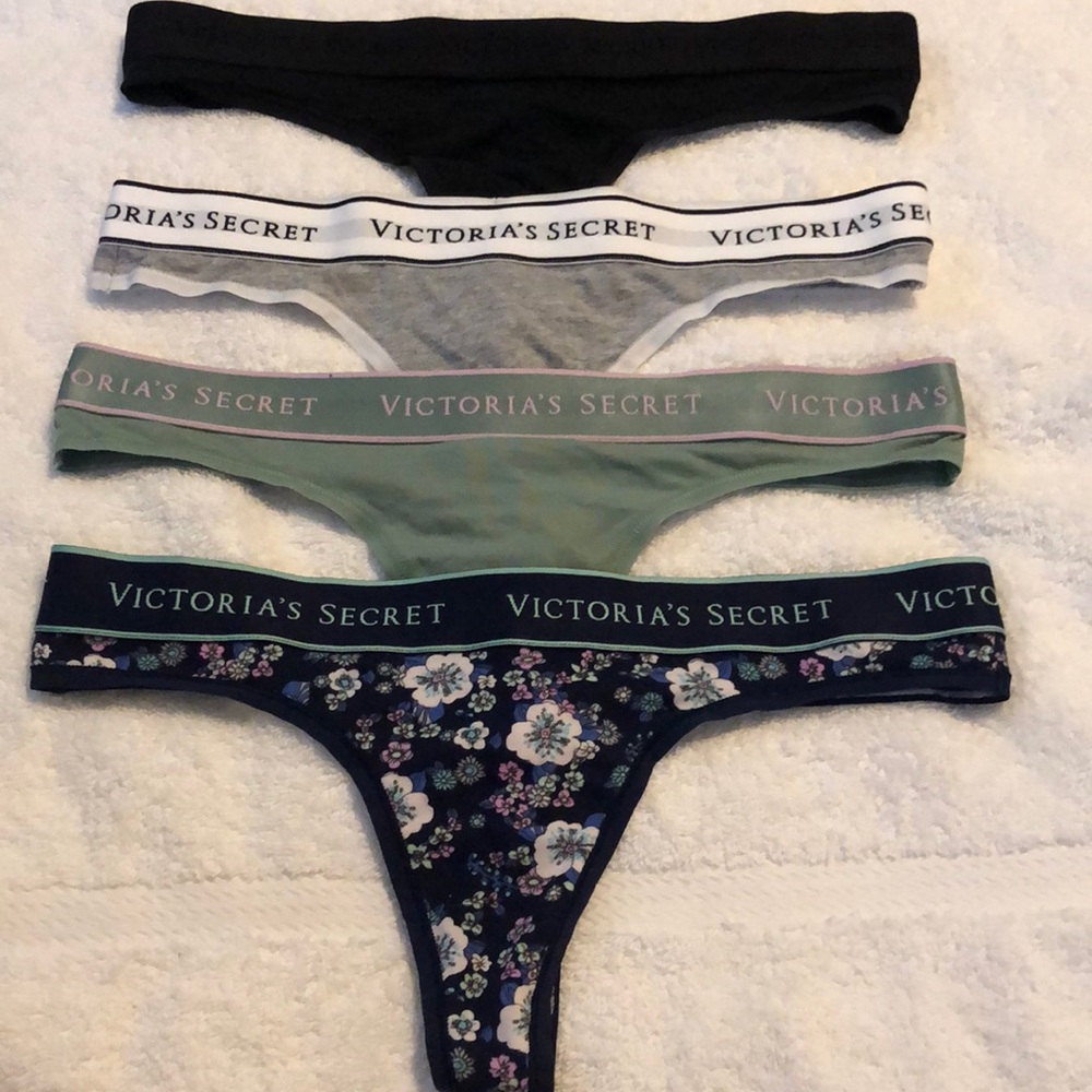 Lot of 4 NWT VS thongs